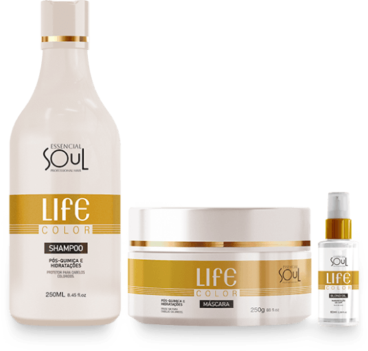 Tratamento pós-coloração com óleos Life Color - Essencial SOUL